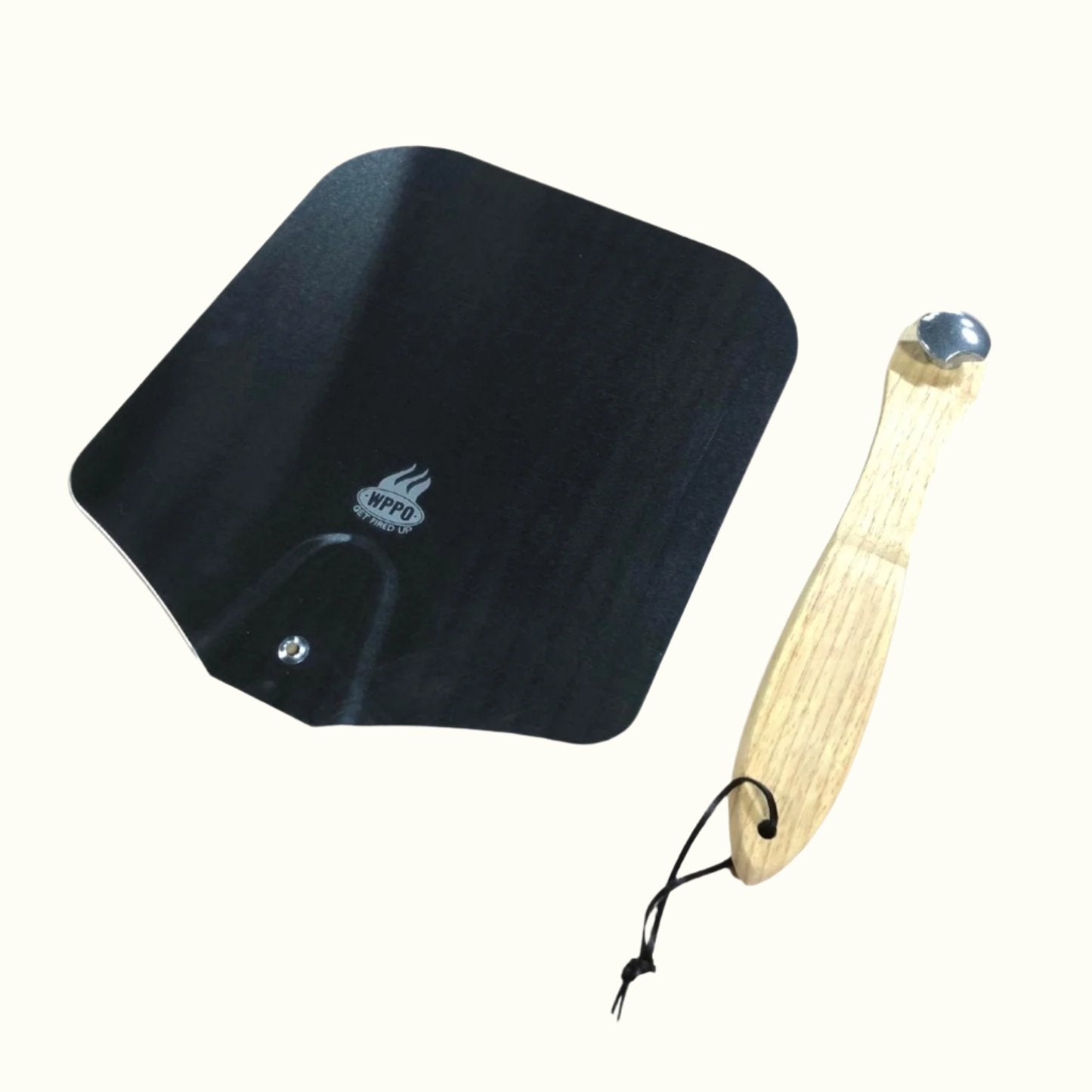WPPO™ Folding Pizza Peel w/ Wood Handle