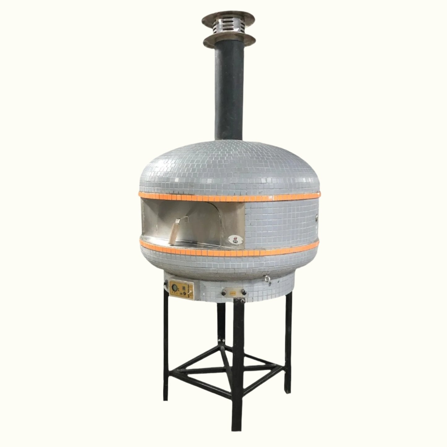 WPPO™ 48" Professional Lava Digital Controlled Wood-Fired Oven w/ Convection Fan