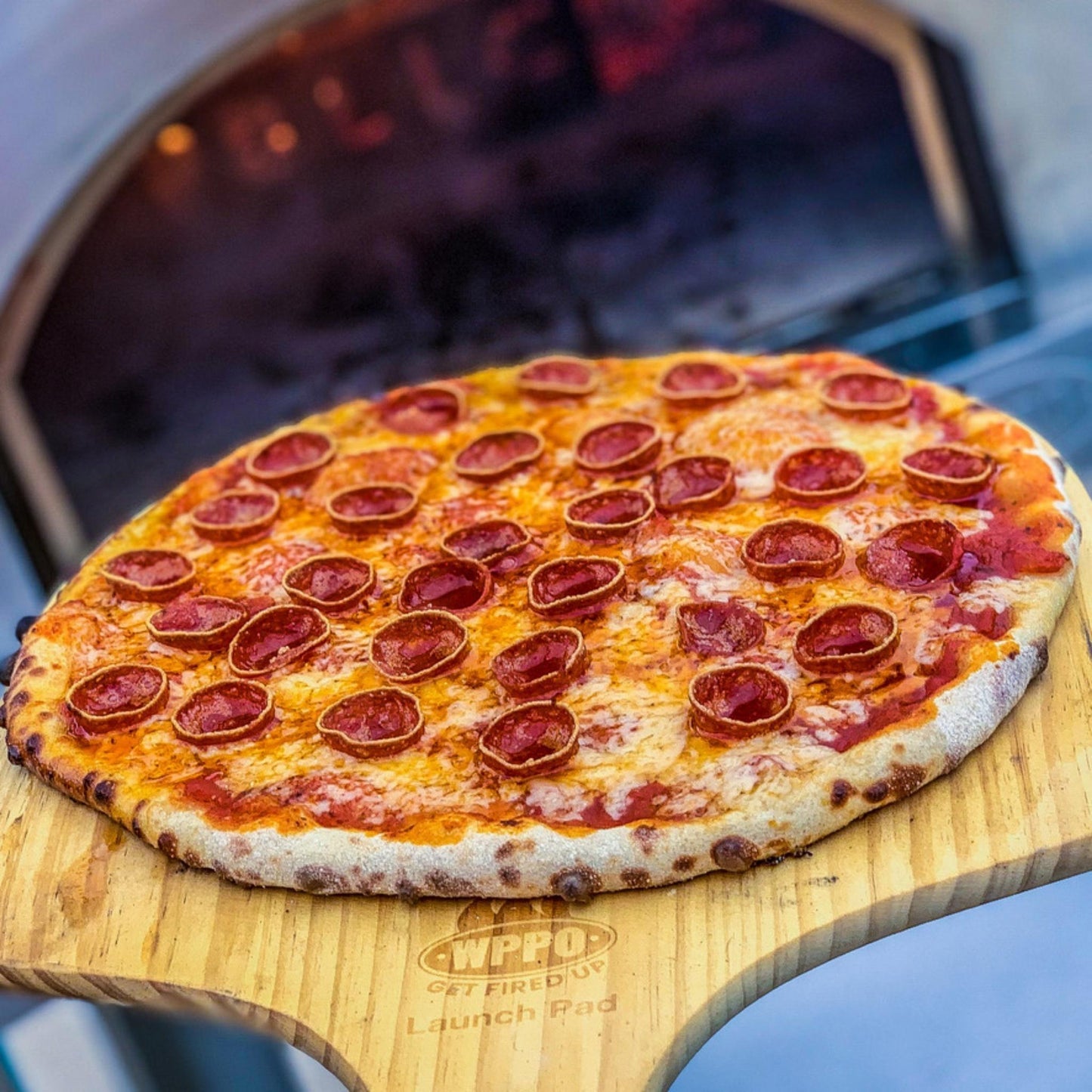 WPPO™ 14" x 24" Wooden Pizza Peel (Launch Pad) - 2-Pack