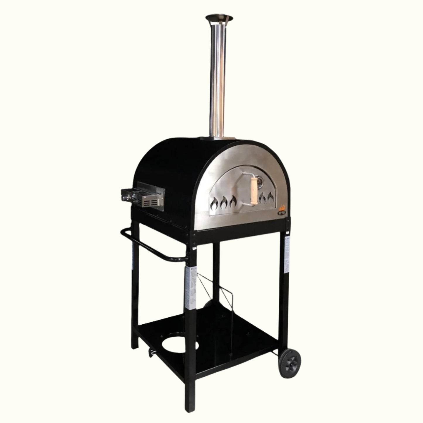 WPPO™ Traditional 25" Hybrid Pizza Oven - Wood and Gas Powered