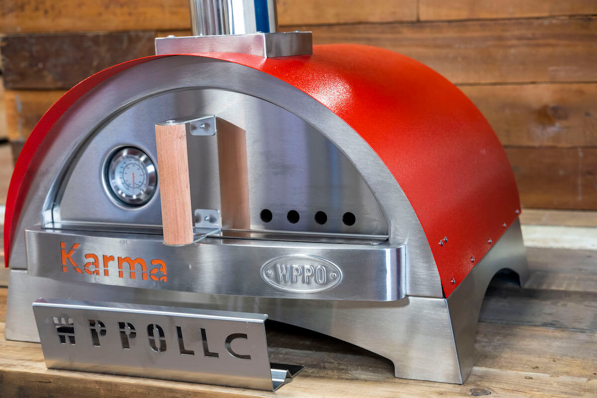 WPPO™ Karma 25 Colored Wood-Fired Pizza Oven w/ Cart