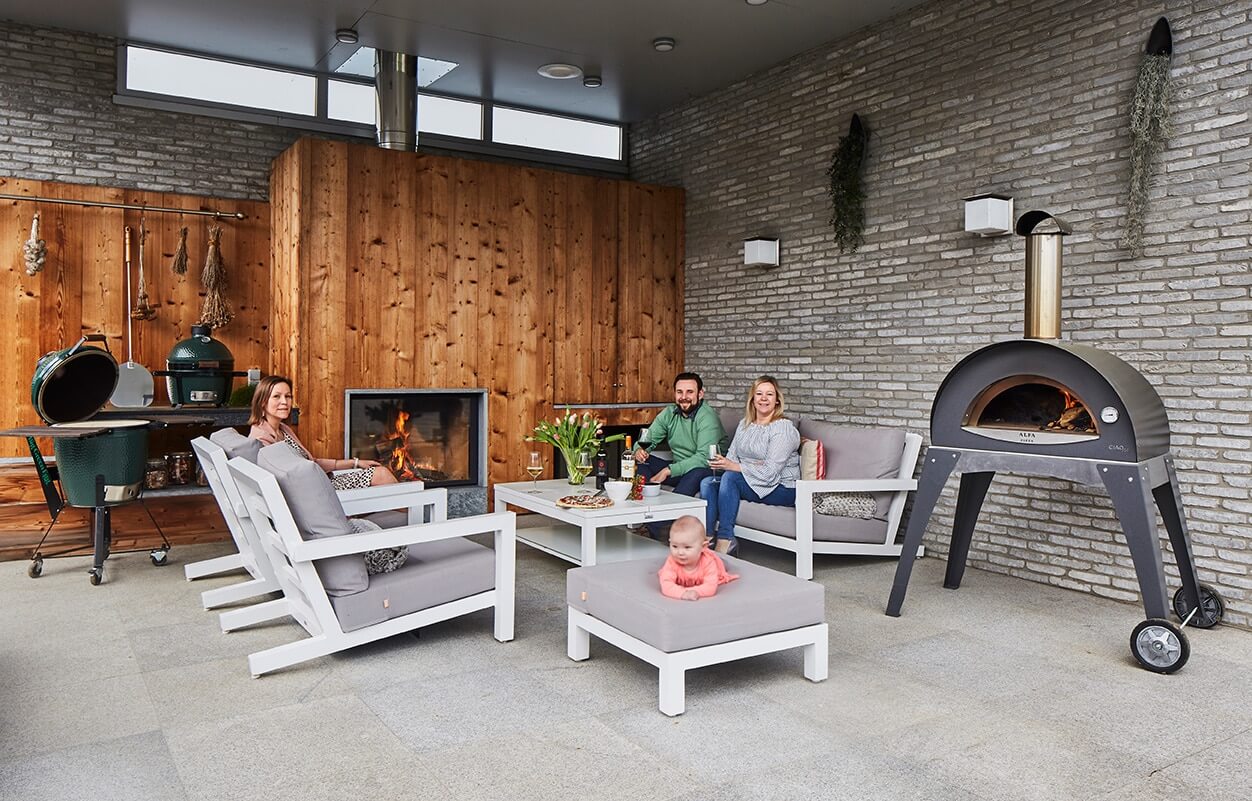 ALFA™ LEGACY CIAO Wood-Fired Outdoor Pizza Oven