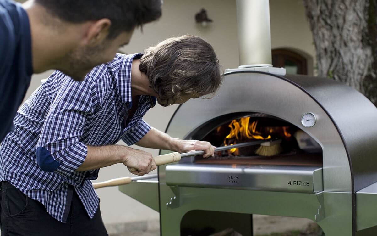 ALFA™ LEGACY 4 Pizze Wood-Fired Outdoor Pizza Oven
