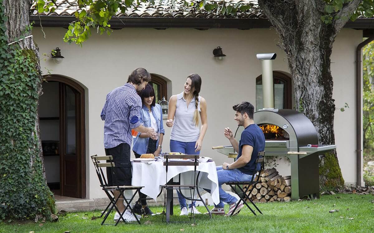 ALFA™ LEGACY 4 Pizze Wood-Fired Outdoor Pizza Oven