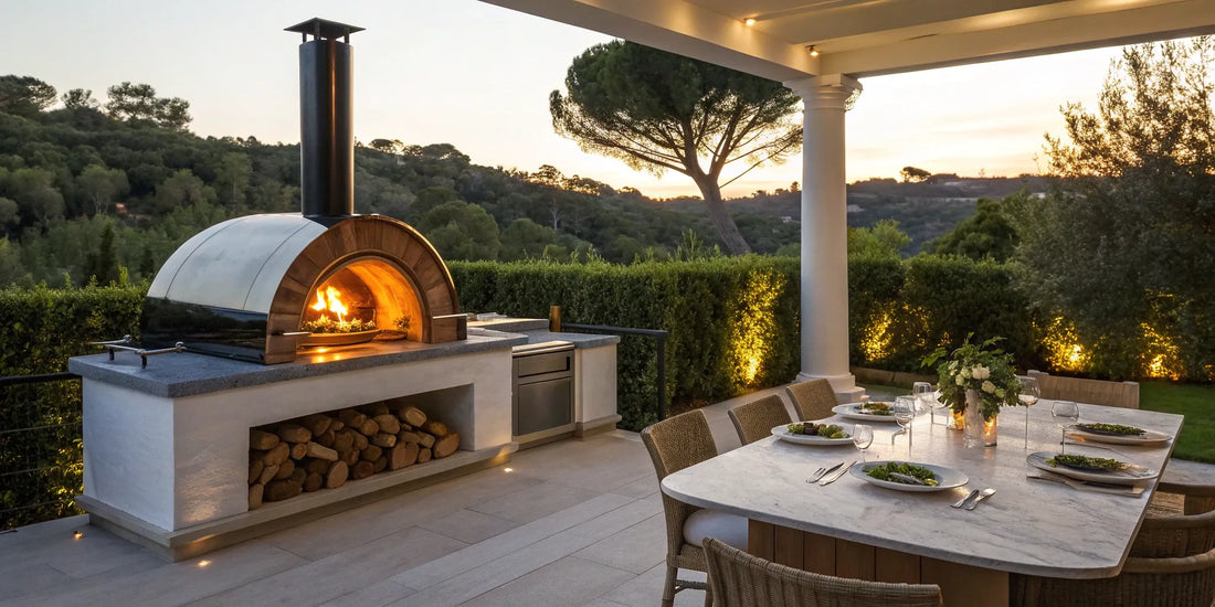 The Concerto pizza oven trailer, a primary factor in the total equipment cost.