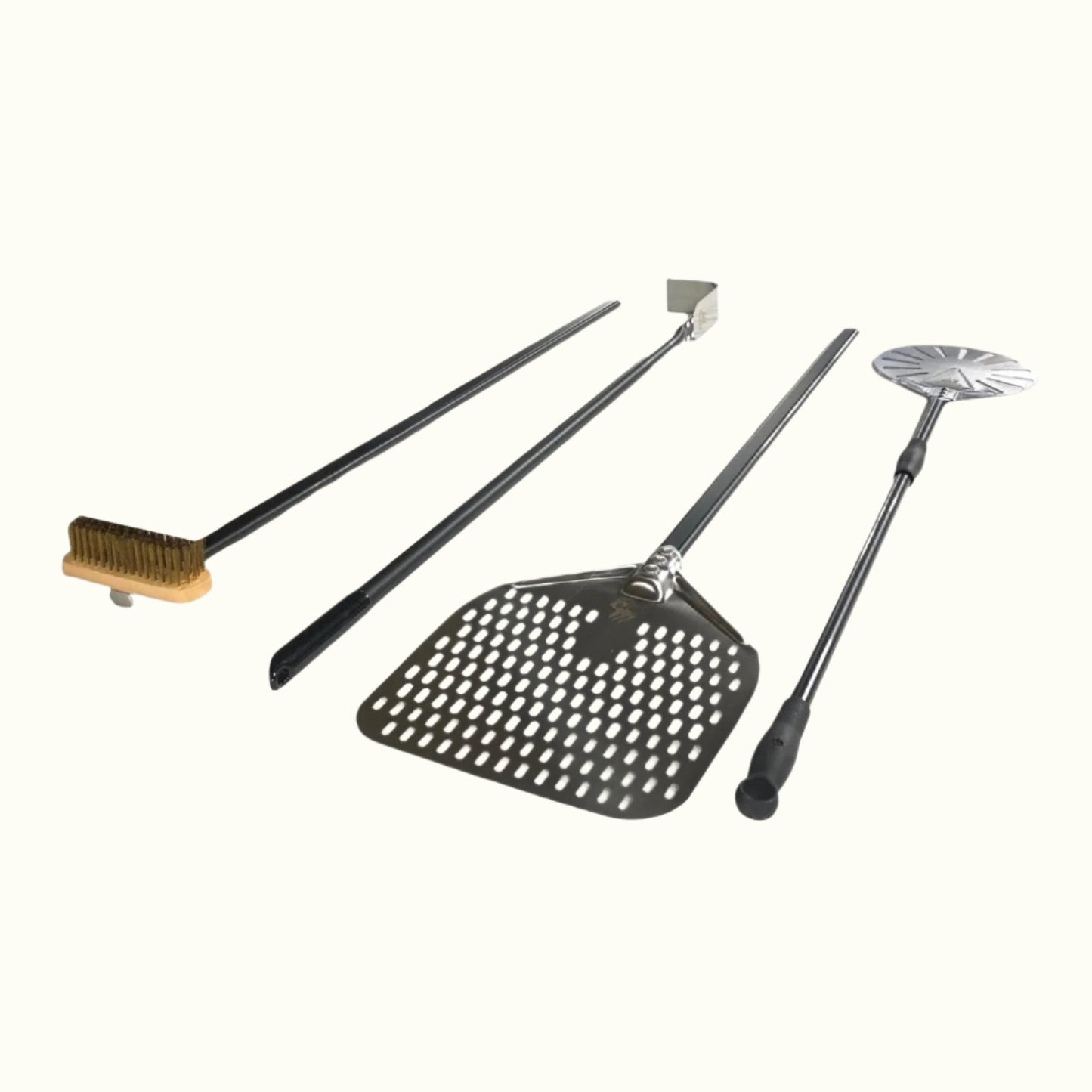 WPPO™ 4-Piece Wood-Fired Pizza Oven Utensil Kit