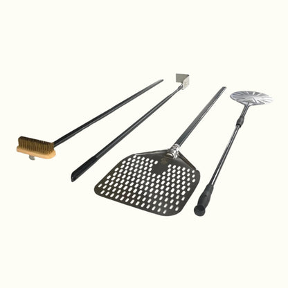 WPPO™ 4-Piece Wood-Fired Pizza Oven Utensil Kit