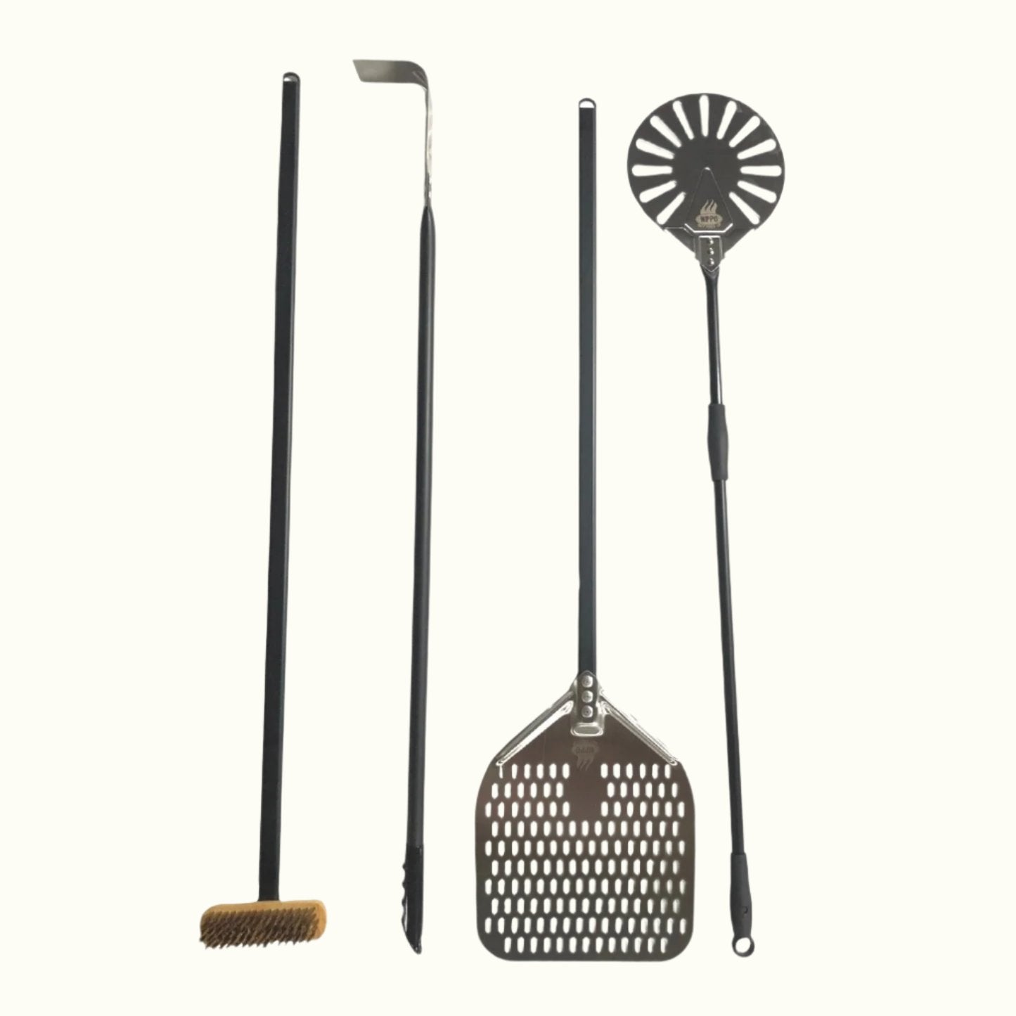 WPPO™ 4-Piece Wood-Fired Pizza Oven Utensil Kit