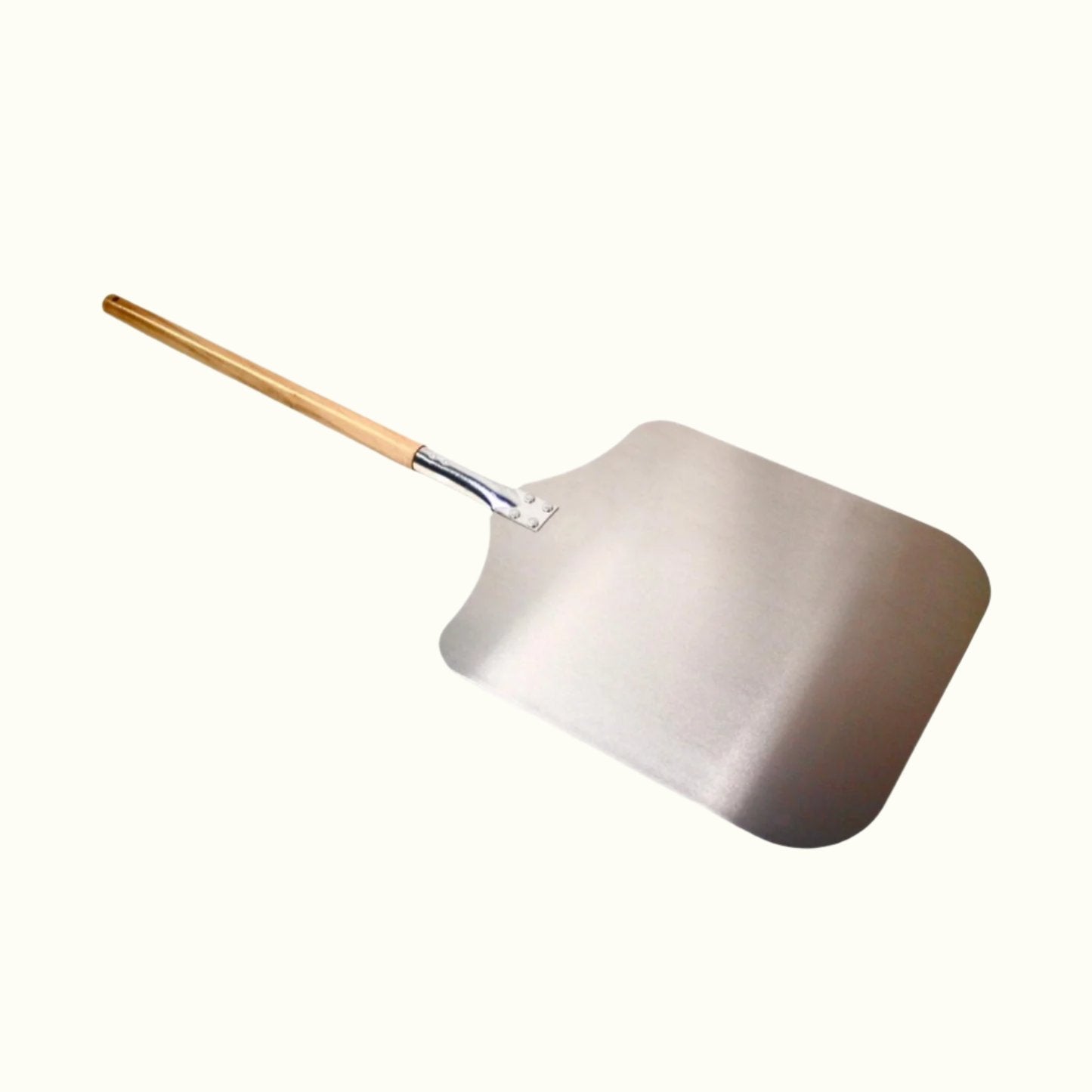 WPPO™ Traditional Aluminum Pizza Peel w/ Wood Handle