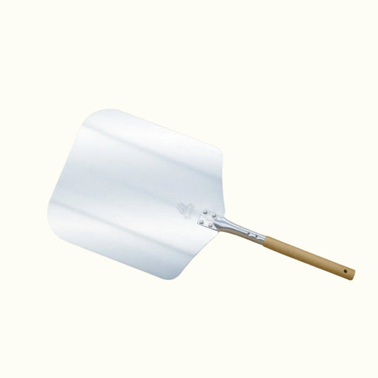 WPPO™ Traditional Aluminum Pizza Peel w/ Wood Handle