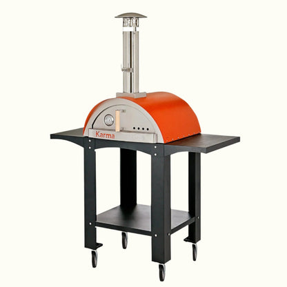 WPPO™ Karma 25 Colored Wood-Fired Pizza Oven w/ Cart