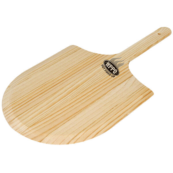 Main image of the WPPO™ 12" Square New Zealand Wooden Pizza Peel [2-Pack] (SKU: WKLP-12-2) with a solid white background