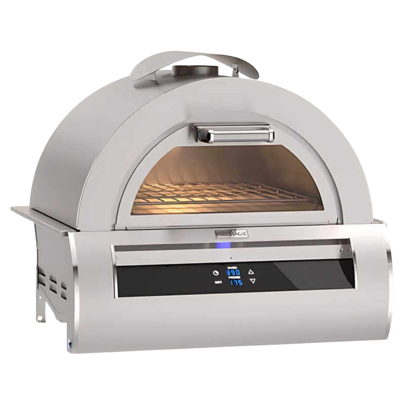 Fire Magic® Echelon 30" Built-In Pizza Oven with Black Glass [NG or LP]