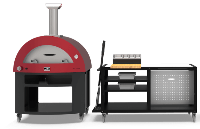 ALFA™ Modular Pizza Cooking Station 160 (62.4" W x 31.5" D)