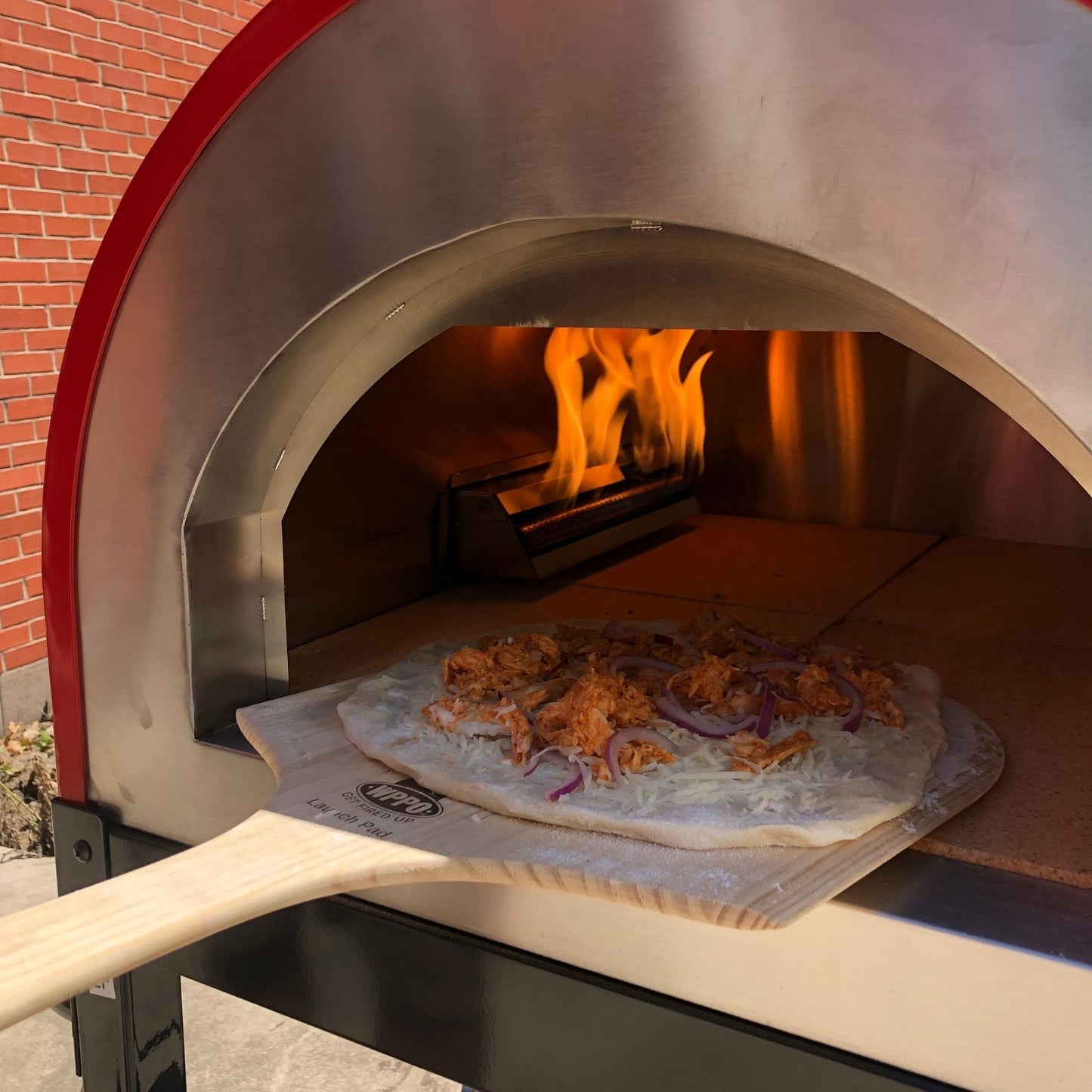 WPPO™ Dual-Pack Long-Handle Wooden Pizza Peels - 14 x 36 Inches