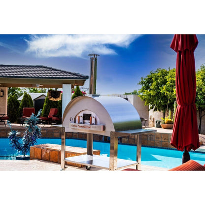 WPPO™ Karma 55 304 Stainless Steel Commercial Wood-Fired Oven