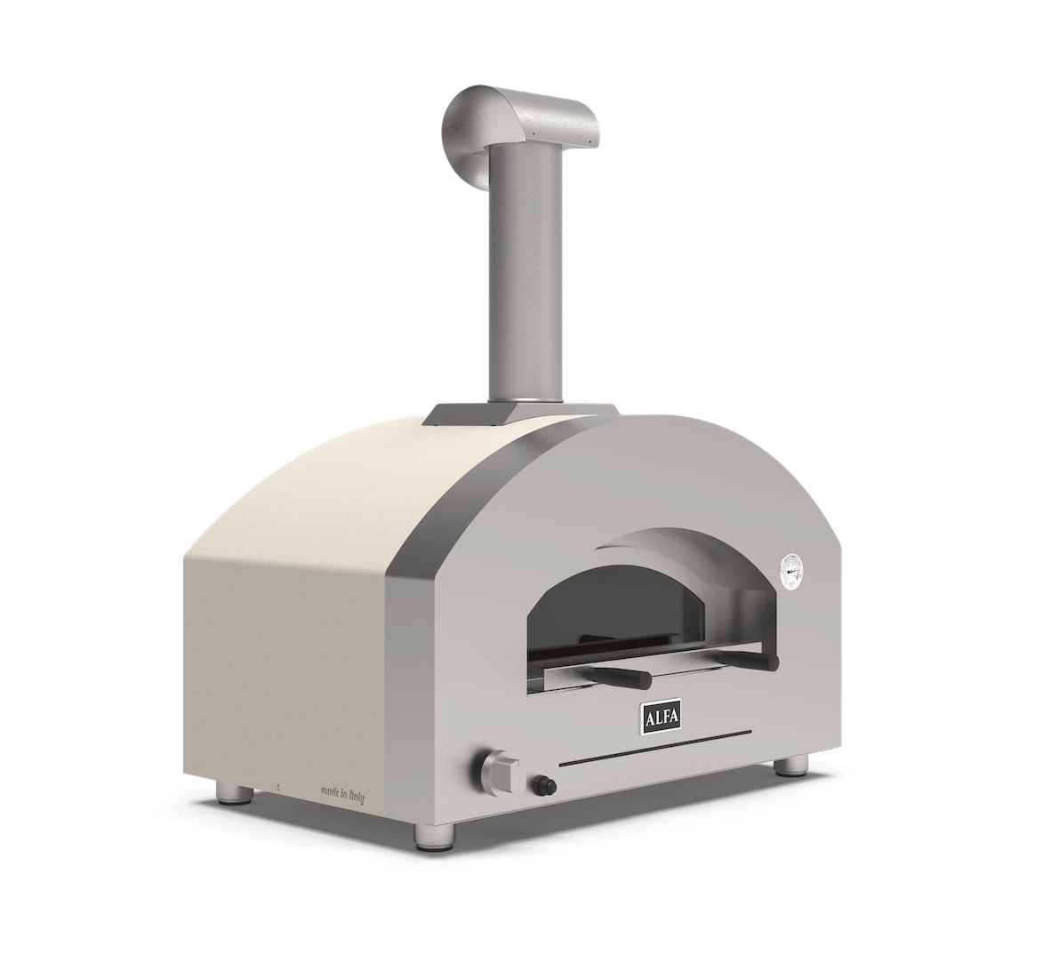 ALFA FUTURO 2 PIZZE Pizza Oven in White with Transparent Background