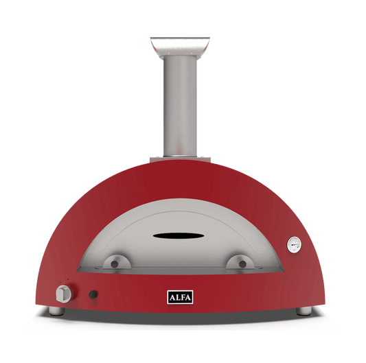 ALFA MODERNO 5 PIZZE in red on transparent background