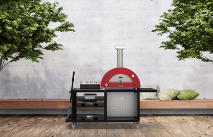 ALFA™ Modular Pizza Cooking Station 160 (62.4" W x 31.5" D)