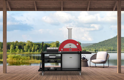ALFA™ Modular Pizza Cooking Station 160 (62.4" W x 31.5" D)