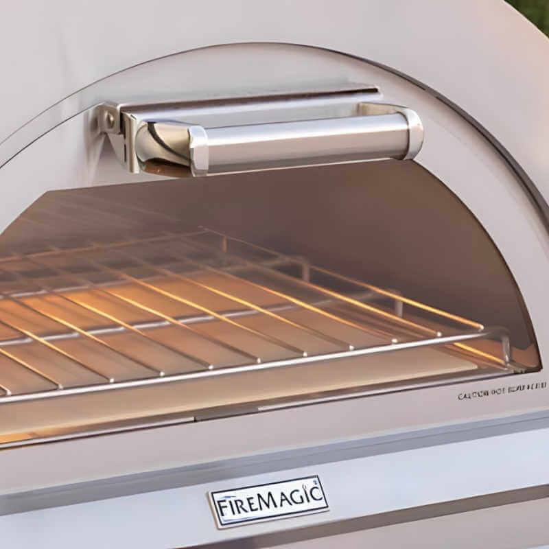 Fire Magic® Echelon 30" Built-In Pizza Oven with Black Glass [NG or LP]