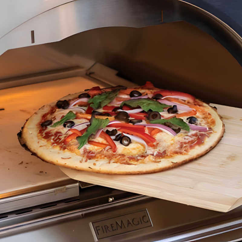 Fire Magic® Echelon 30" Built-In Pizza Oven with Black Glass [NG or LP]