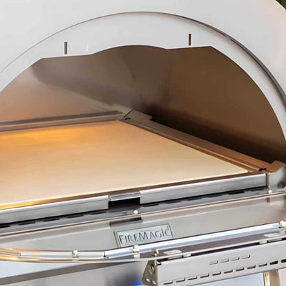 Fire Magic® Echelon 30" Built-In Pizza Oven with Black Glass [NG or LP]