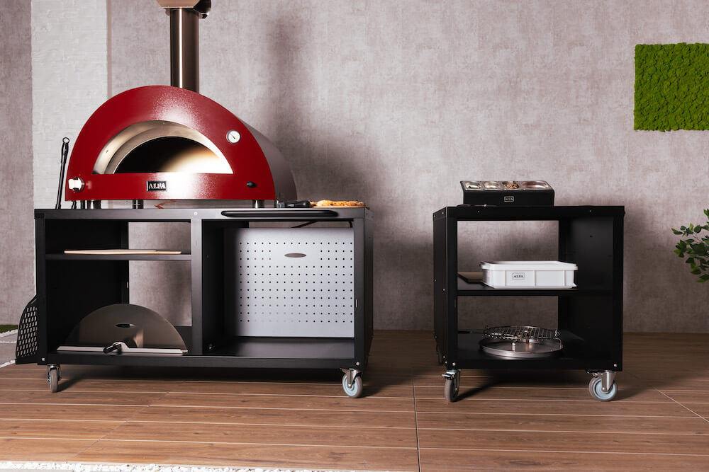 ALFA™ Modular Pizza Cooking Station 160 (62.4" W x 31.5" D)
