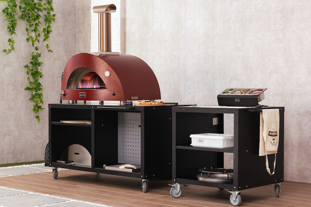 ALFA™ Modular Pizza Cooking Station 160 (62.4" W x 31.5" D)