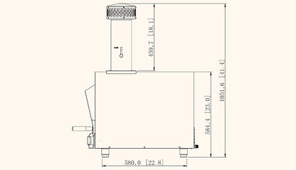 SUMMERSET™ Gas Hybrid Outdoor Pizza Oven [2 Fuel Types]