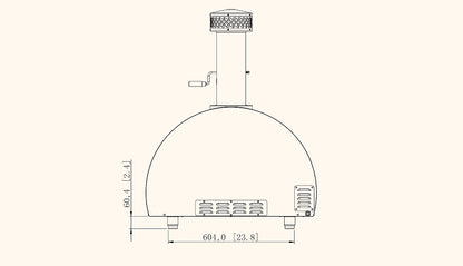 SUMMERSET™ Gas Hybrid Outdoor Pizza Oven [2 Fuel Types]