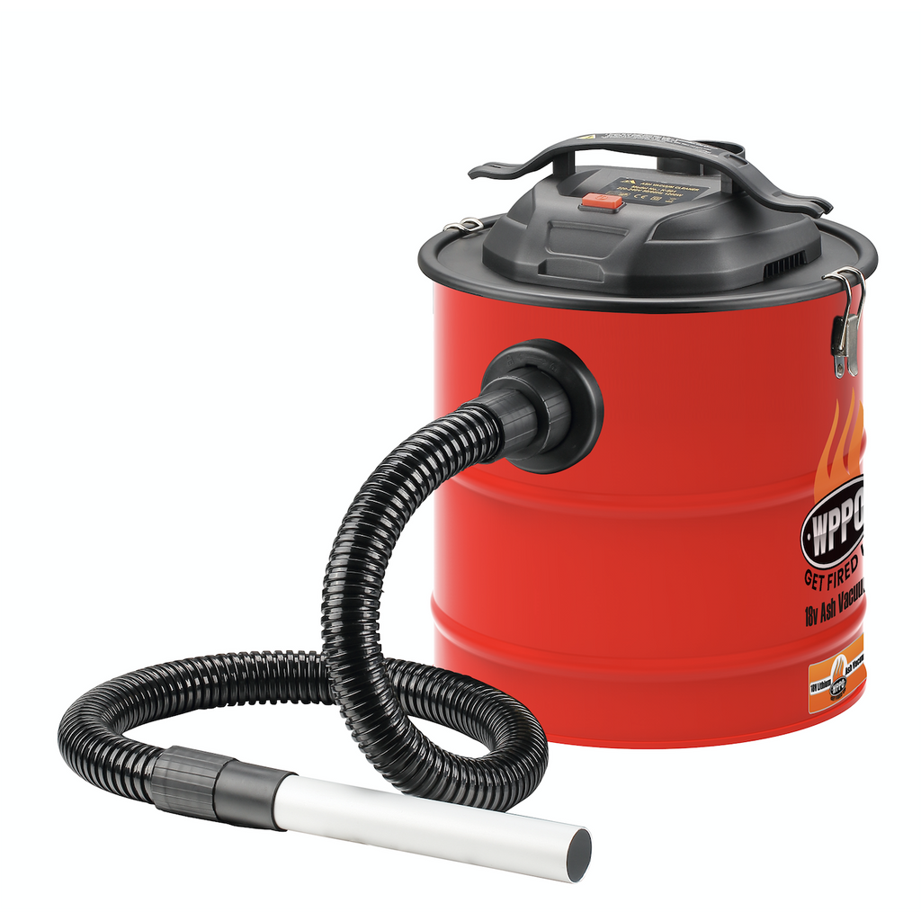 Main image of the WPPO™ 120V 1200 Watt Ash Vacuum w/ Attachments (SKU: WKAV-110v) with a solid white background