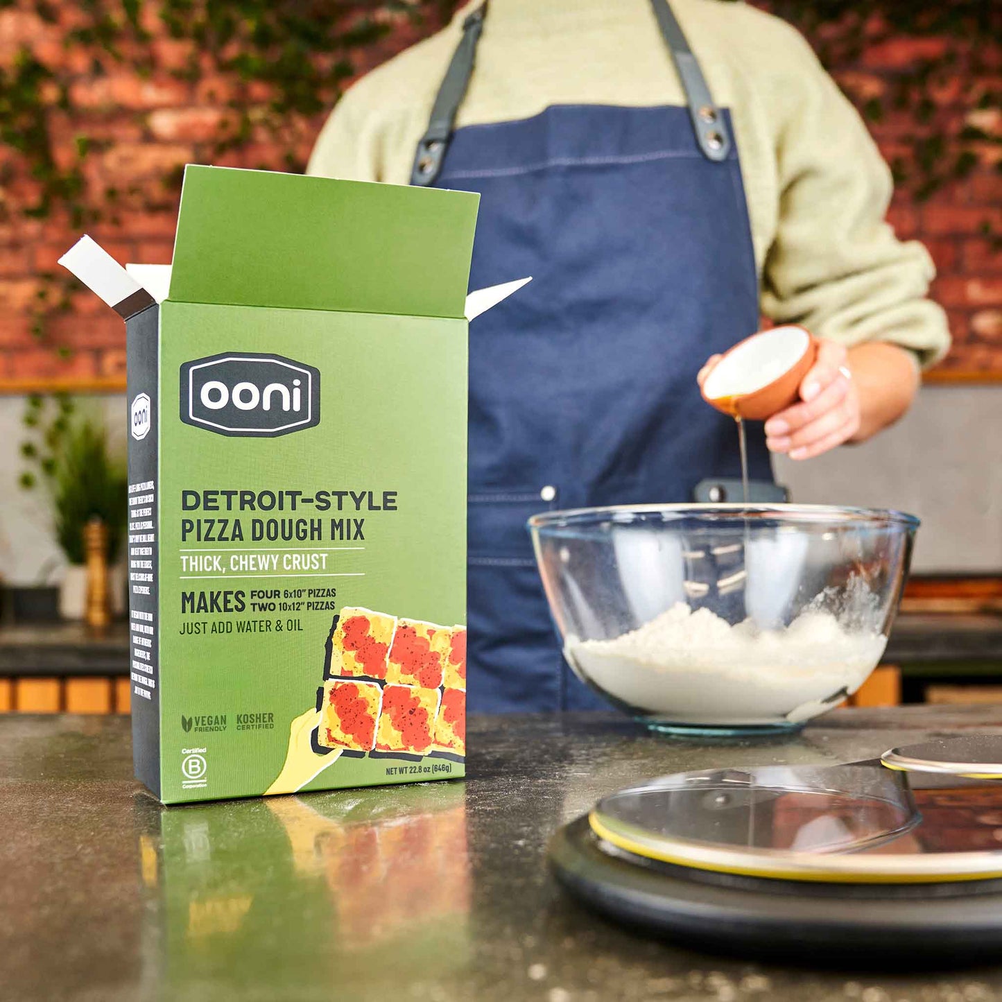 Ooni™ Detroit-Style Dough Mix — 22.8oz Box (UU-F0008C)