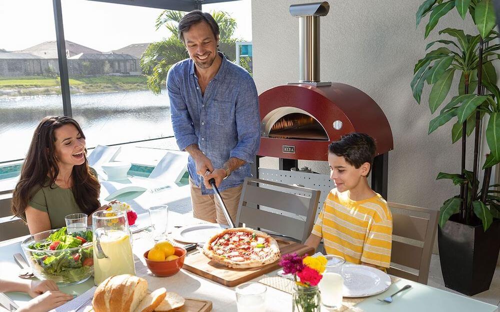 ALFA™ MODERNO 2 Pizze Gas Pizza Oven [Hybrid-Capable]