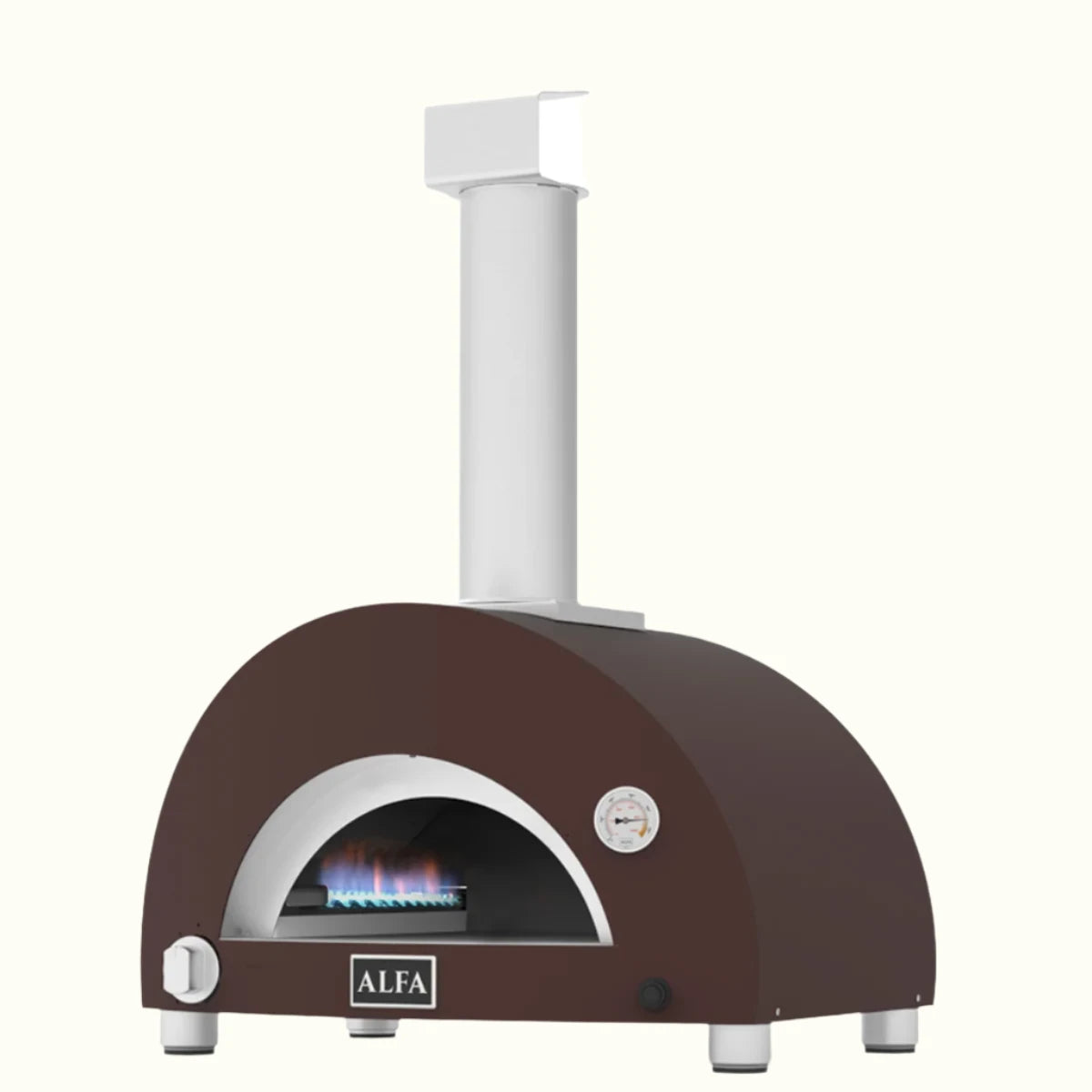 ALFA MODERNO 1 PIZZA Gas Pizza Oven on Blank Background
