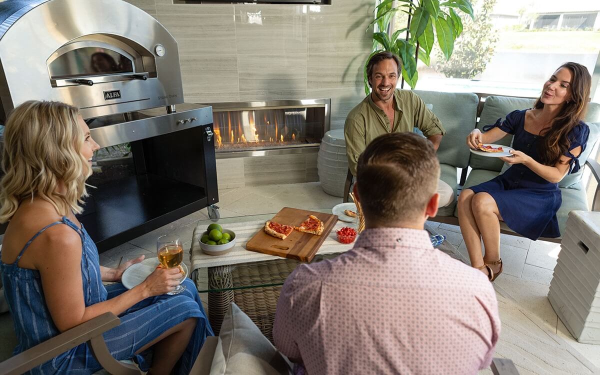 ALFA™ FUTURO 2 PIZZE Gas/Propane Pizza Oven [Hybrid-Capable]