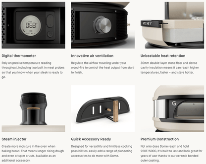 GOZNEY° Dome — Dual-Fuel Pizza Oven [2 Color Options]