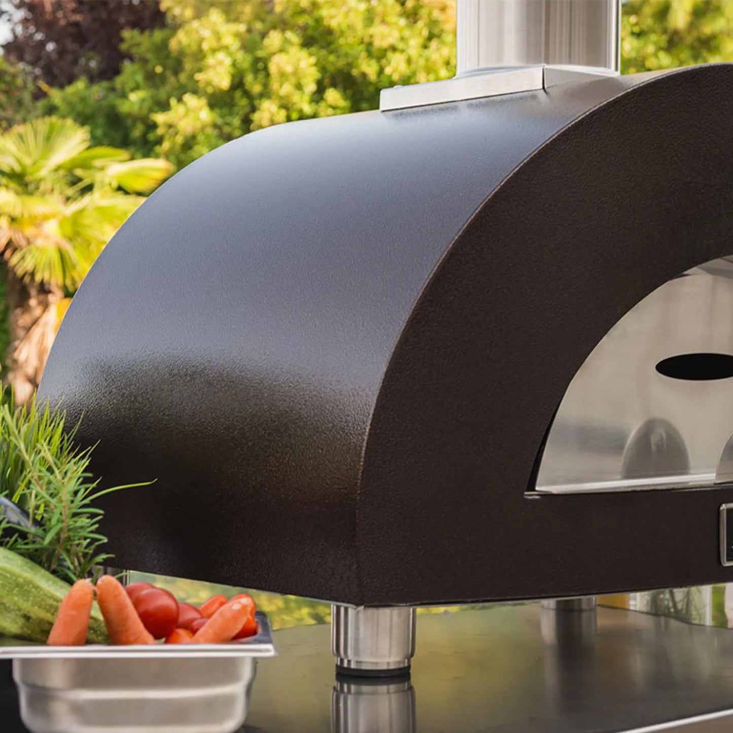 ALFA™ MODERNO 1 PIZZE Hybrid-Capable Gas Pizza Oven [3 Color Options]