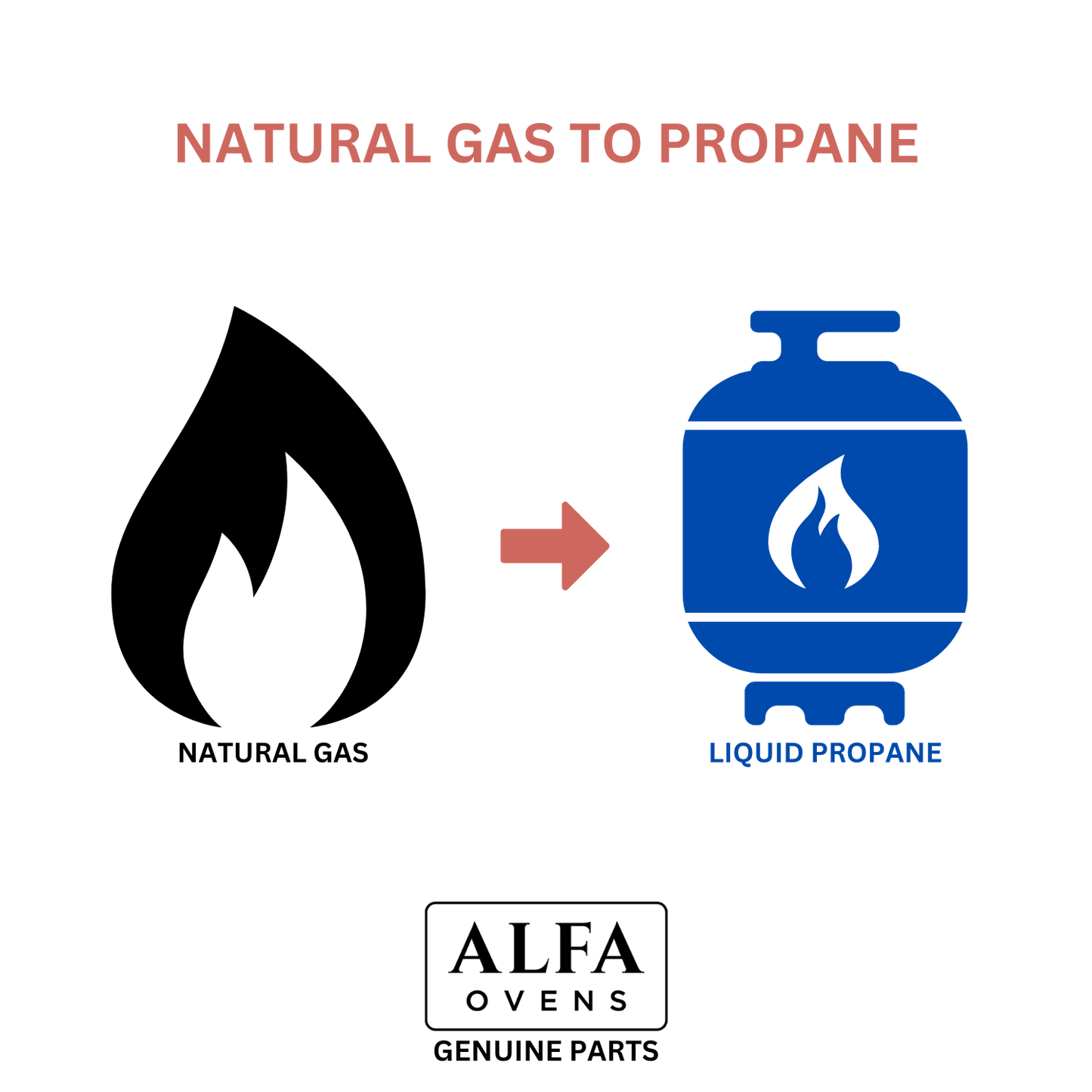Propane Conversion Kit for ALFA™ 5 Pizze Oven [ACKIT-NGTOLPG-M5P-U]