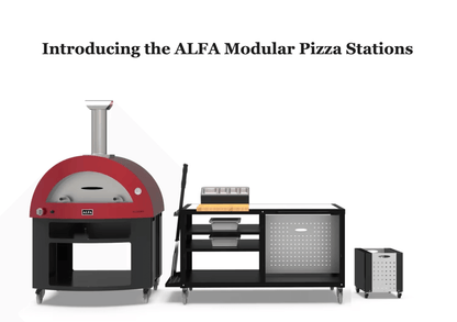 ALFA™ Modular Pizza Cooking Station 160 (62.4" W x 31.5" D)