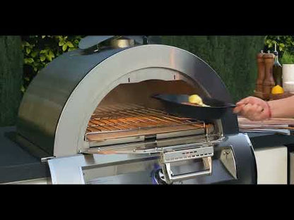 Fire Magic® Echelon 30" Built-In Pizza Oven with Black Glass [NG or LP]