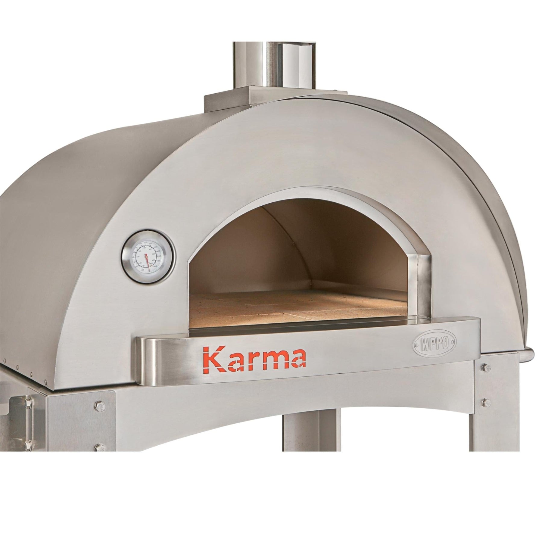 Main image of the WPPO™ Karma 32 Premium Stainless Steel Pizza Oven (SKU: WKK-02S-304SS) with a solid white background