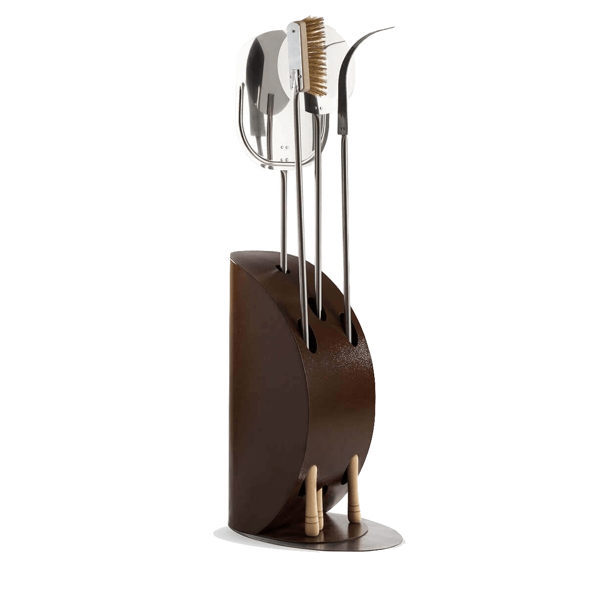 The ALFA Vela Peel Holder in Copper finish on white background