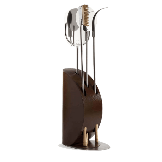 The ALFA Vela Peel Holder in Copper finish on white background