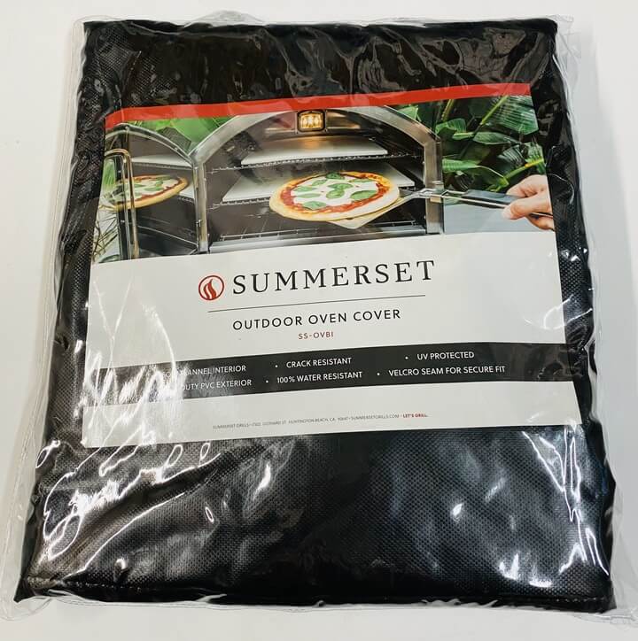 SUMMERSET SS-OVBI pizza oven cover in packaging