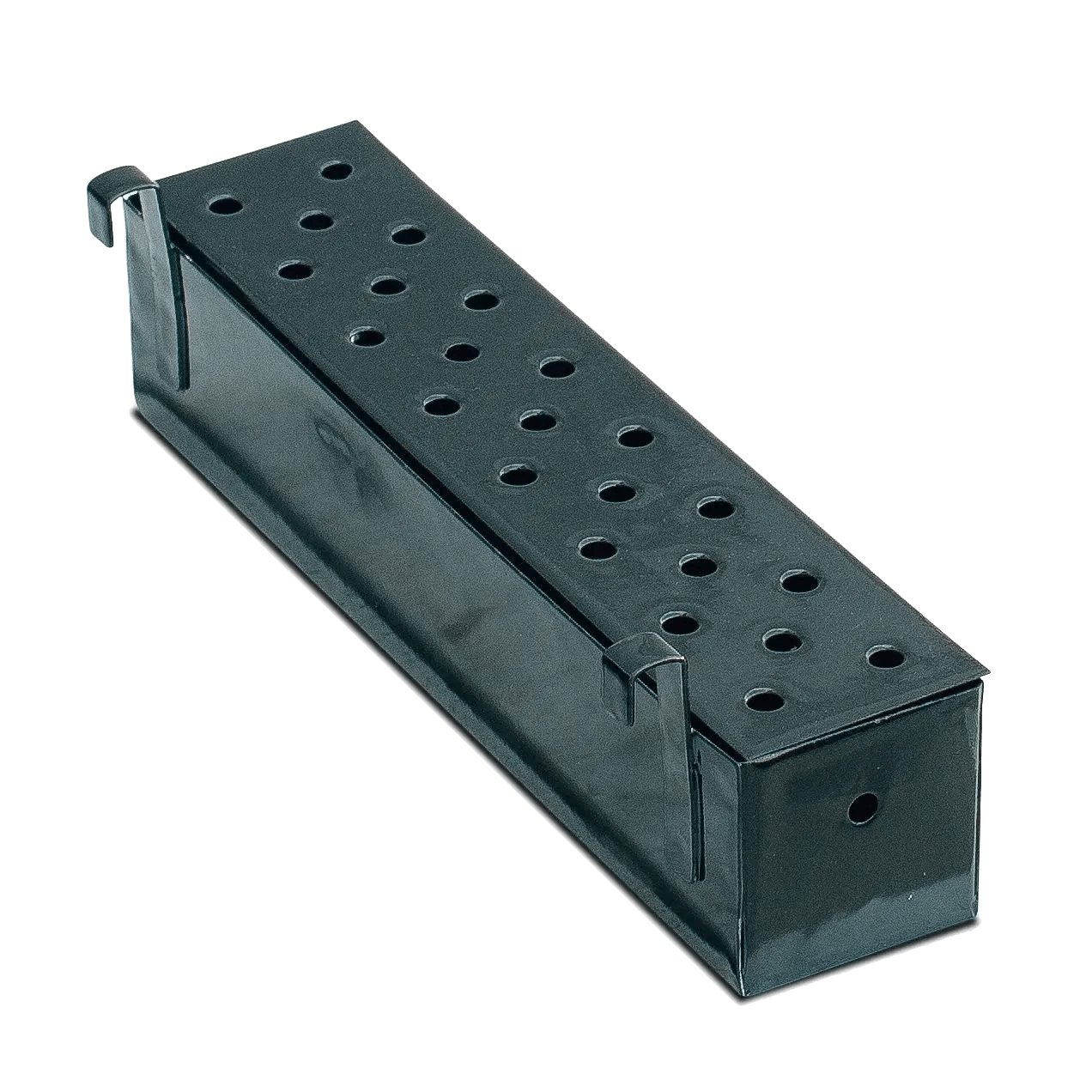 Wood chip smoker box for adding a smokey flavor to your pizza