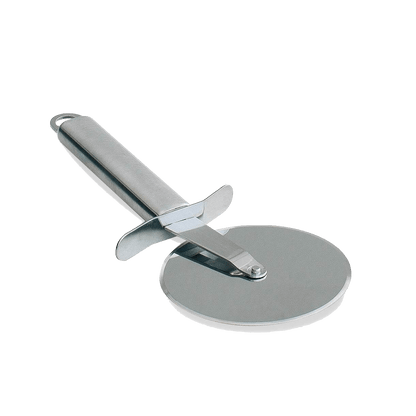 Large wheel style pizza cutting roller