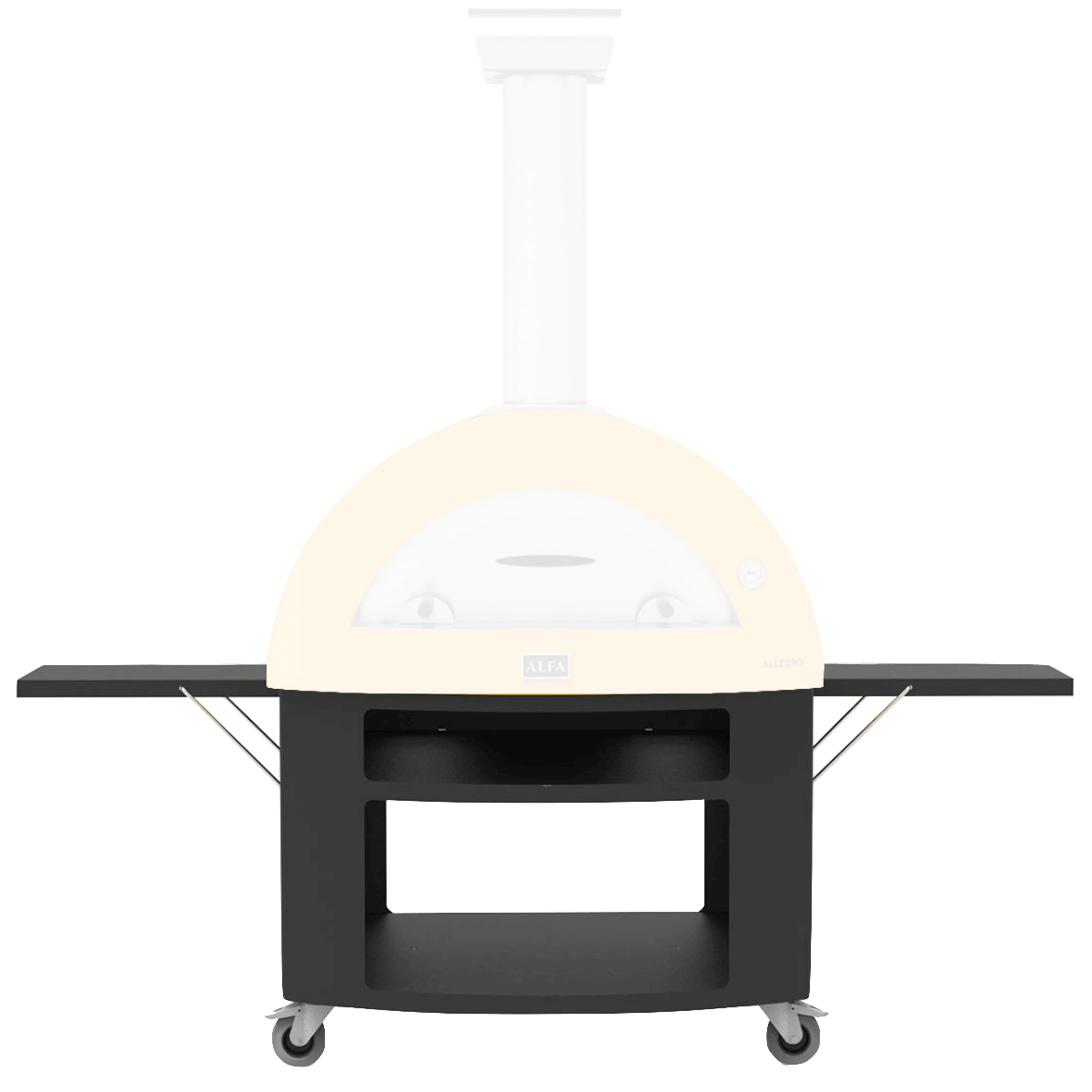 Base Cart w/ Wheels for ALFA™ Moderno 5 PIZZE Pizza Oven
