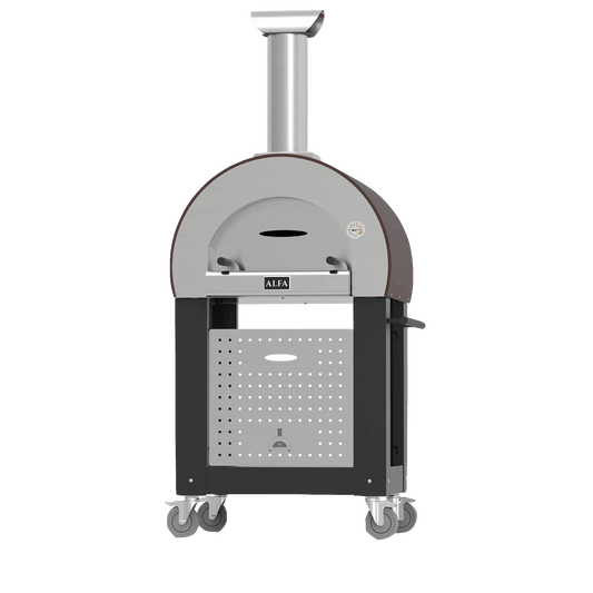 Copper ALFA 5 MINUTI on Black Base with transparent background