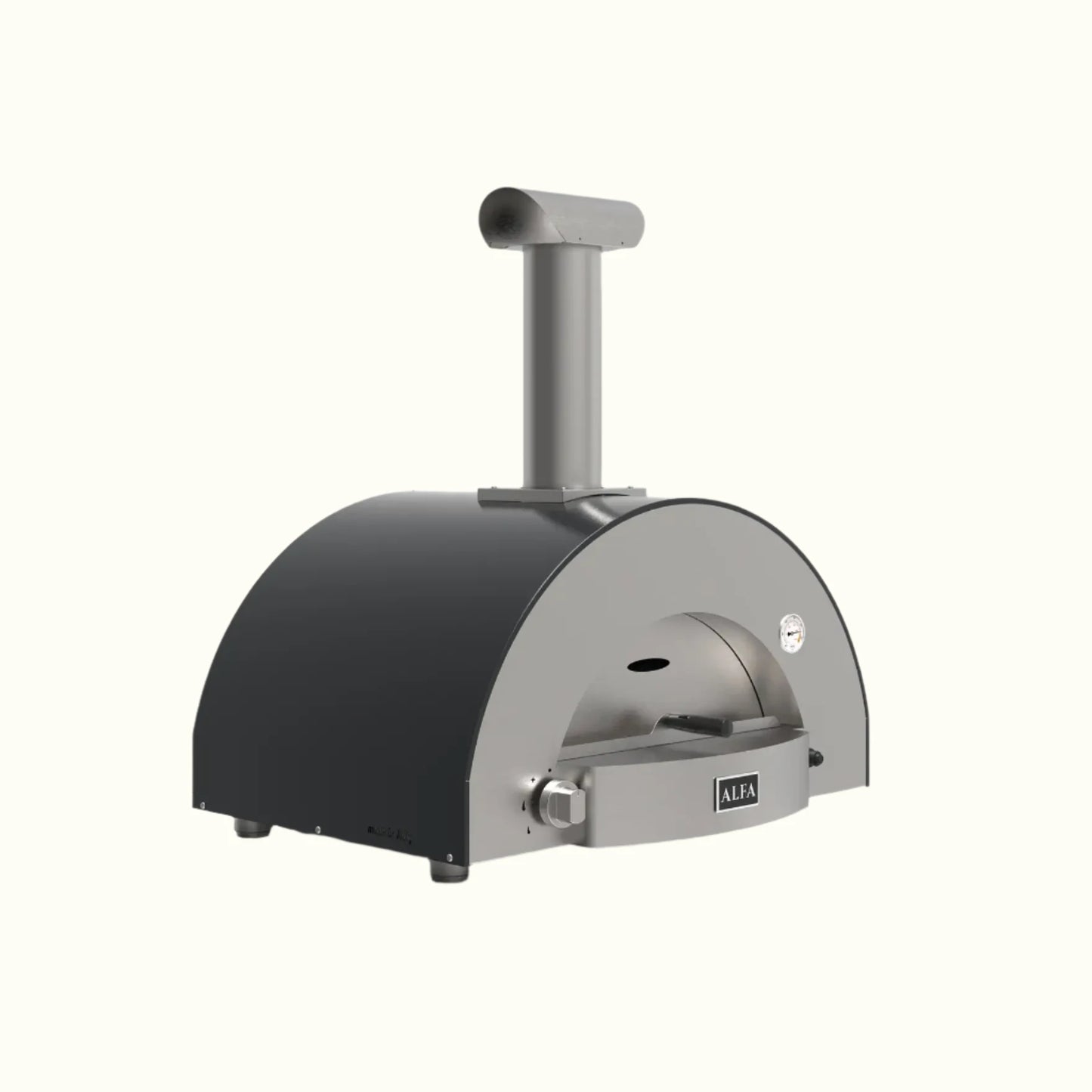 ALFA Classico 2 PIZZE gas pizza oven on off-white background